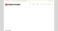 Desktop Screenshot of homadynamic.com